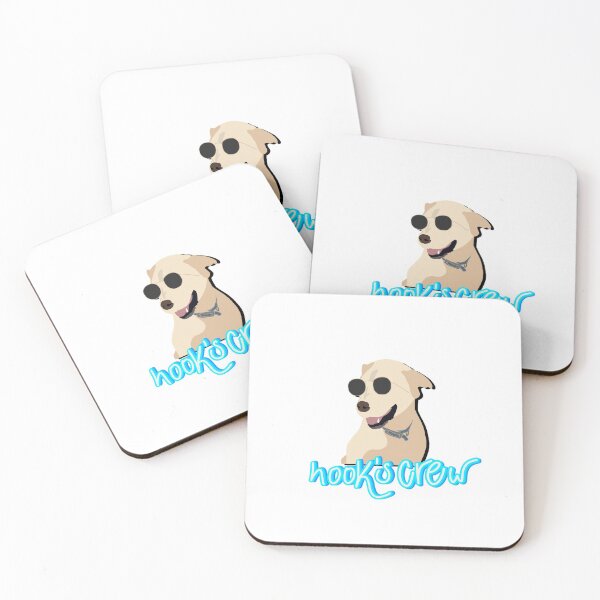 Item preview, dog wearing sunglasses - hook's crew  designed and sold by totally-artsea.
