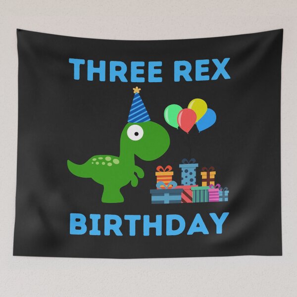 Item preview, Three Rex Birthday designed and sold by OliOuterBrands.