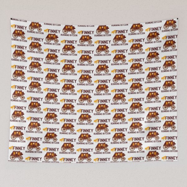 Item preview, Finney - Running Bitcoin - Stagecoach designed and sold by Cryptotease.