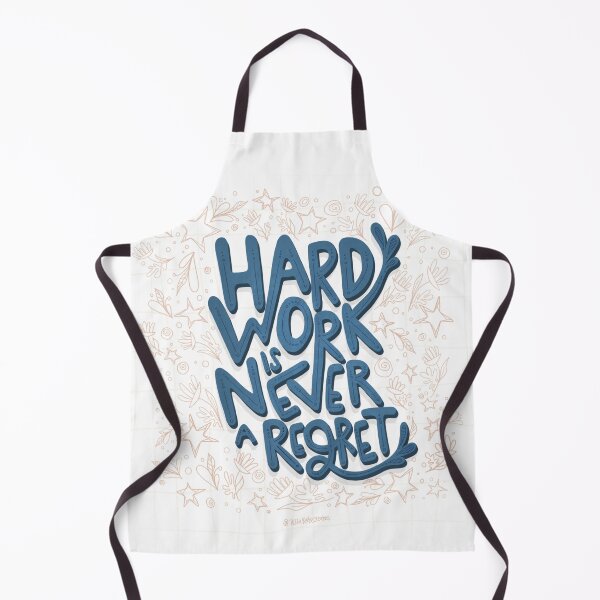 Item preview, Hard work is never a regret - lettering print designed and sold by tessakatecreate.