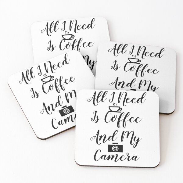 Item preview, All I Need Is Coffee And My Camera designed and sold by Animob.