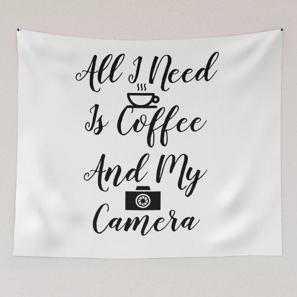 Item preview, All I Need Is Coffee And My Camera designed and sold by Animob.