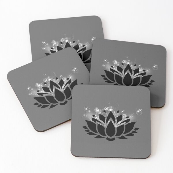 Item preview, Sparkling Summer Lotus In Black designed and sold by RosieSunflower.