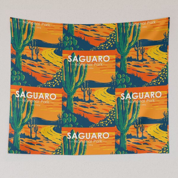 Item preview, Saguaro National Park Arizona Vintage designed and sold by KrisSidDesigns.
