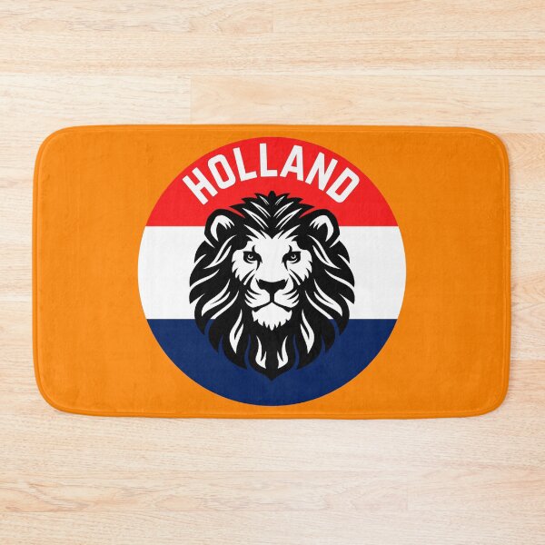 Item preview, Go Holland! - Dutch Lion Flag Badge (Red White Blue) designed and sold by DWDiva.