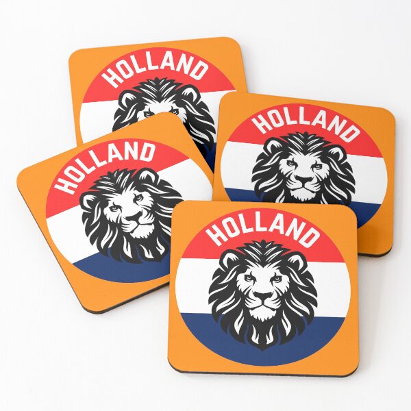 Item preview, Go Holland! - Dutch Lion Flag Badge (Red White Blue) designed and sold by DWDiva.