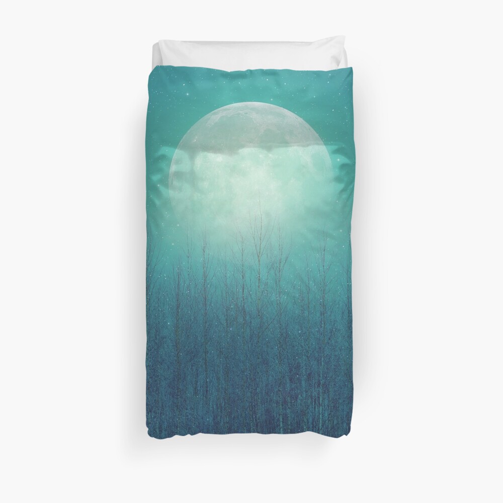 The Moon Shines Bright In Such A Night Duvet Cover