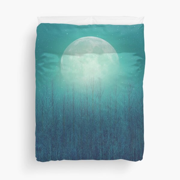 The Moon Shines Bright In Such A Night Duvet Cover