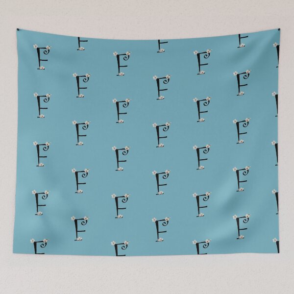 Item preview, Initial F floral and with bee designed and sold by Kristaine.
