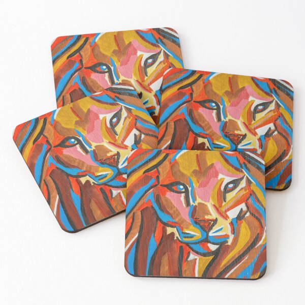 Item preview, Chitara abstract animal painting designed and sold by chuckletuckle.
