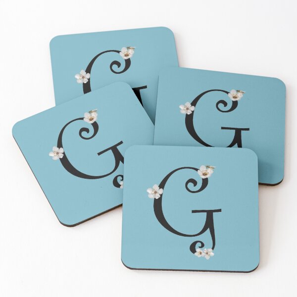 Item preview, Initial G floral and with bee designed and sold by Kristaine.
