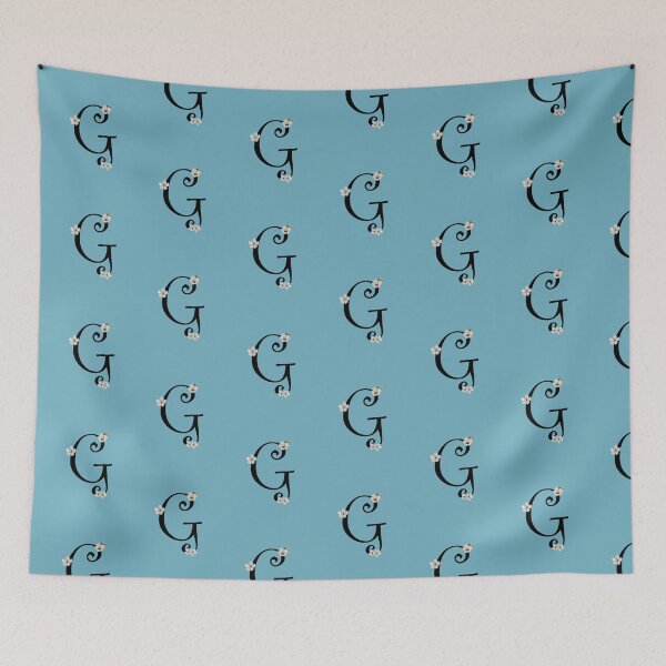 Item preview, Initial G floral and with bee designed and sold by Kristaine.
