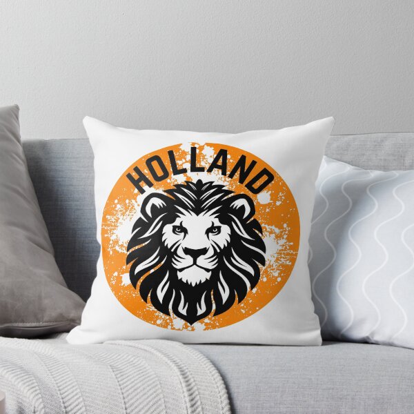 Item preview, Go Holland! - Dutch Lion Distressed Badge (Orange) designed and sold by DWDiva.