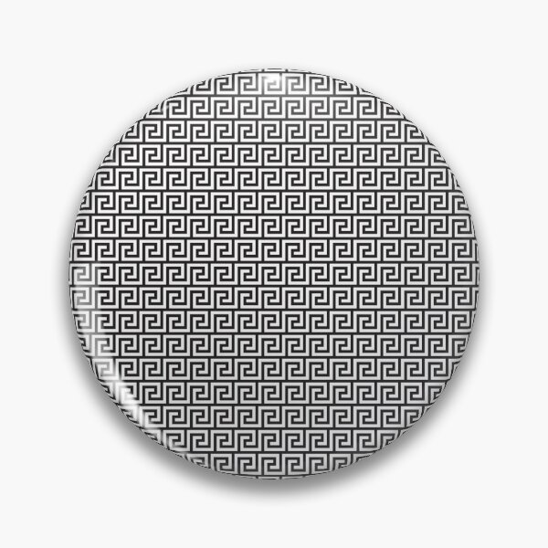 Item preview, Greek Key Black & White Monochrome Minimal  designed and sold by Lublini.