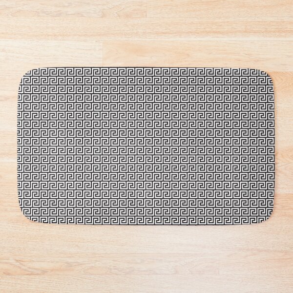 Item preview, Greek Key Black & White Monochrome Minimal  designed and sold by Lublini.