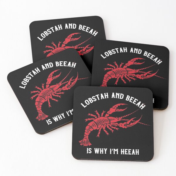 Item preview, Funny Lobstah and Beeah is Why I'm Heeah Lobster designed and sold by Huhnerdieb Apparel.