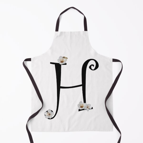 Item preview, Floral and bee initial H designed and sold by Kristaine.