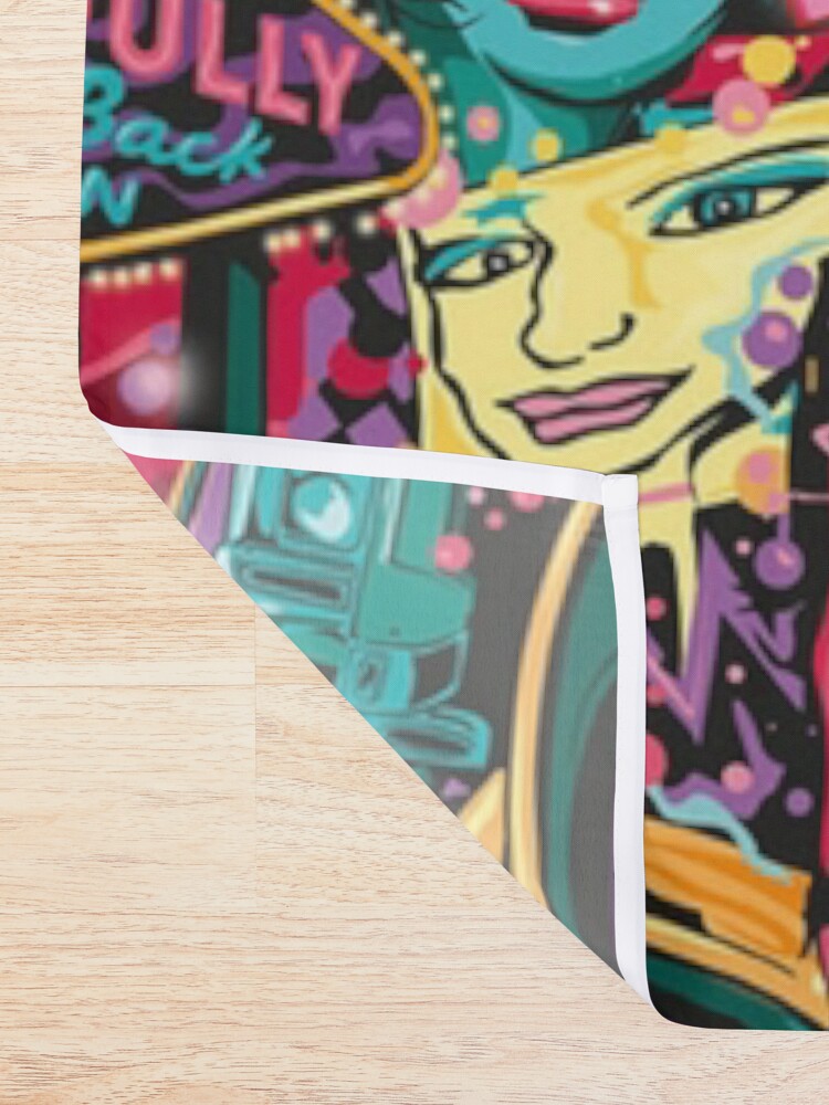 Alternate view of Fear and Loathing Las Vegas Art Shower Curtain