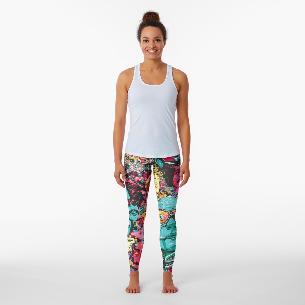 Fear and Loathing Las Vegas Art Leggings