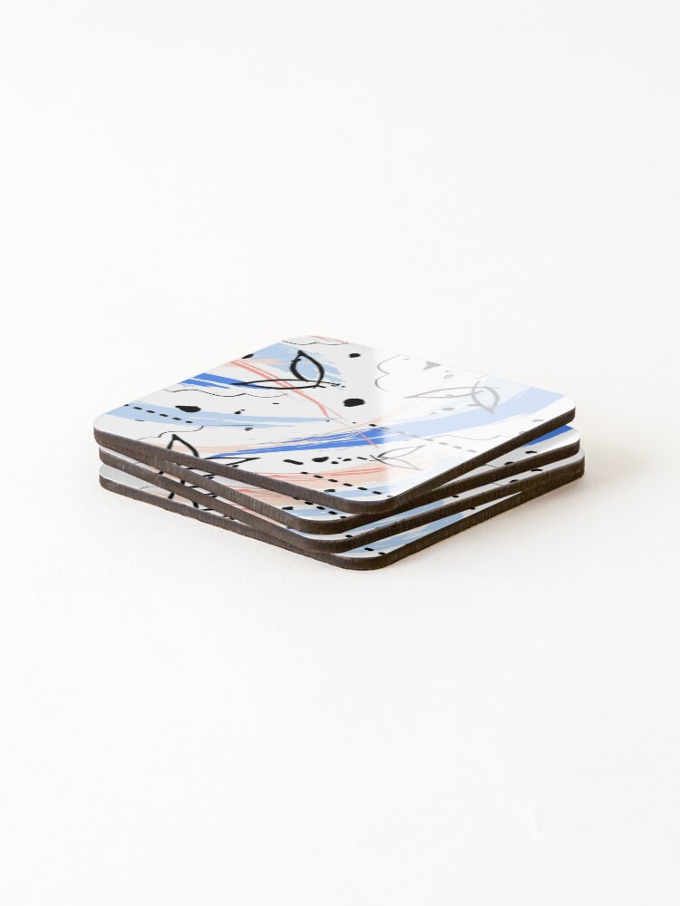 Thumbnail 4 of 5, Coasters (Set of 4), Abstract Pattern designed and sold by Pinguwing.