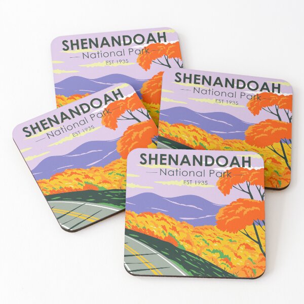 Item preview, Shenandoah National Park Skyline Drive Virginia Vintage designed and sold by KrisSidDesigns.