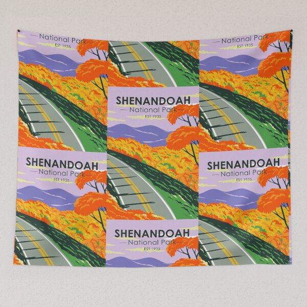 Item preview, Shenandoah National Park Skyline Drive Virginia Vintage designed and sold by KrisSidDesigns.