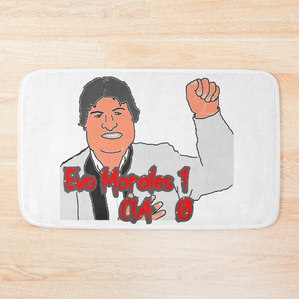 Item preview, Evo Morales 1 - CIA 0 designed and sold by RevolutionInPaint.