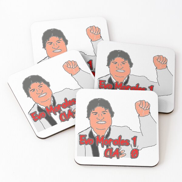 Item preview, Evo Morales 1 - CIA 0 designed and sold by RevolutionInPaint.