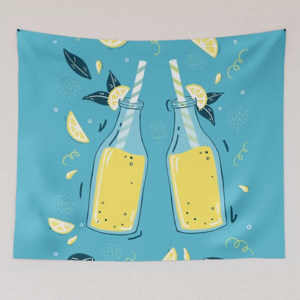 Item preview, Summer lemonade illustration designed and sold by tessakatecreate.
