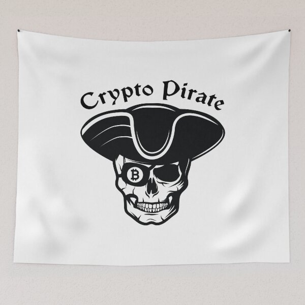 Item preview, Crypto Pirate designed and sold by CrazeeTeez.
