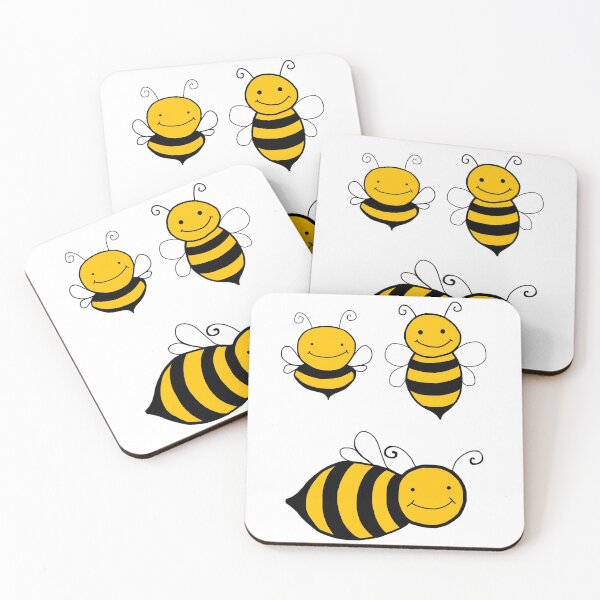 Item preview, Striped insect. Cool Honeybee.  Black and Yellow Bee. designed and sold by ZheltakovaIana.