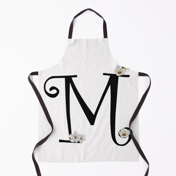 Item preview, M floral and with bee designed and sold by Kristaine.