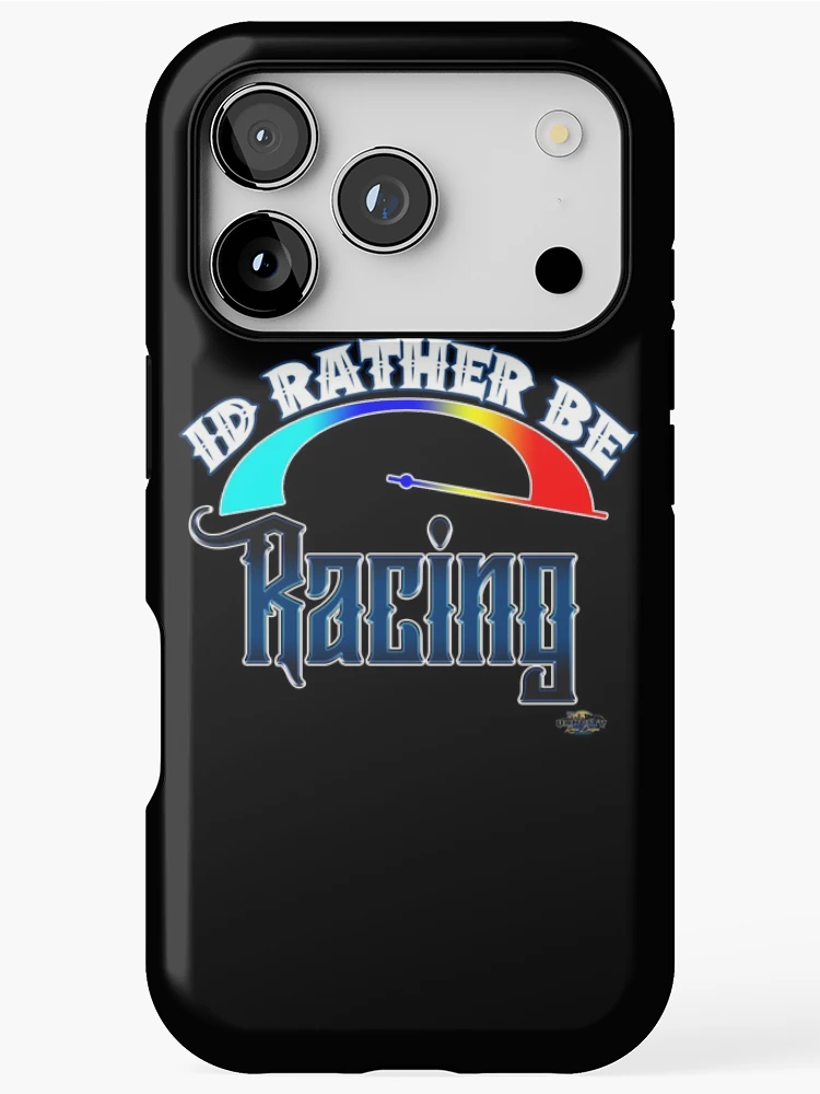 Thumbnail 1 of 4, iPhone Case, I'D RATHER BE Racing designed and sold by Elliot Klugh.