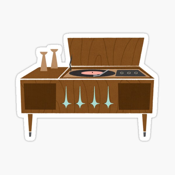 Record Player - Sideboard Sticker