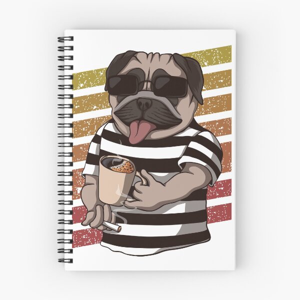 Item preview, Pugs, coffee, and a cigarette designed and sold by PrismGrafix.