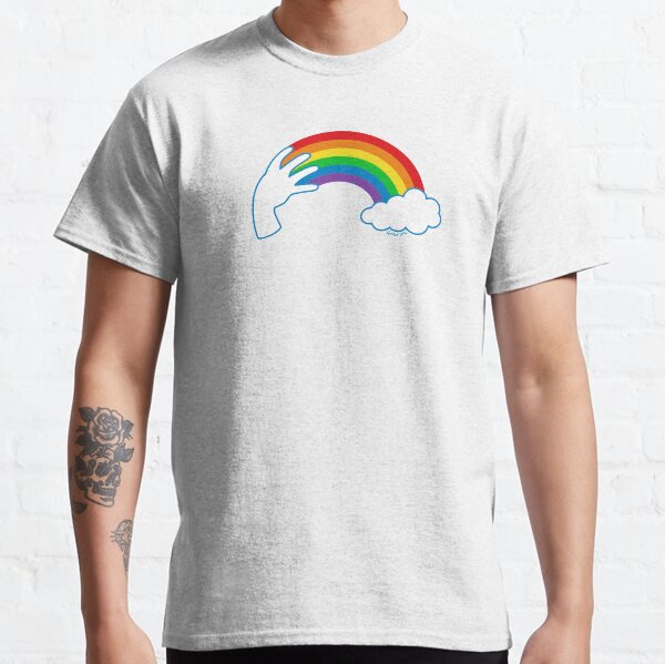 Arco iris de ASL Camiseta clásica