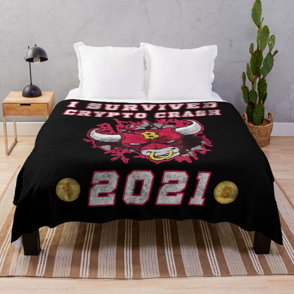 Item preview, Funny I Survived Crypto Market Crash 2021 Cryptocurrency designed and sold by jerrie9.