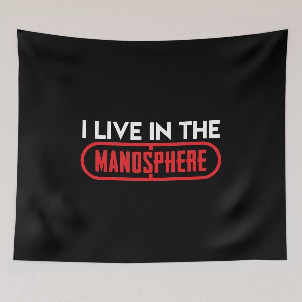 Item preview, I Live In The Manosphere designed and sold by CrazeeTeez.