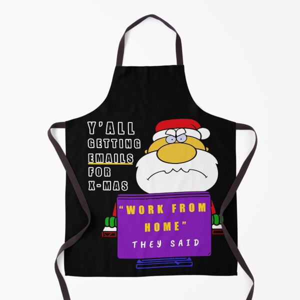 Item preview, work from home angry Santa Claus emails are presents this Christmas designed and sold by twobillion.