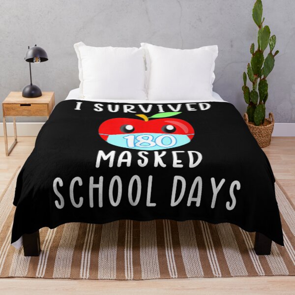 Item preview, I Survived 180 Masked Days End Of School 2020 2021 Funny designed and sold by jerrie9.