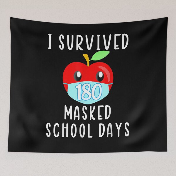 Item preview, I Survived 180 Masked Days End Of School 2020 2021 Funny designed and sold by jerrie9.