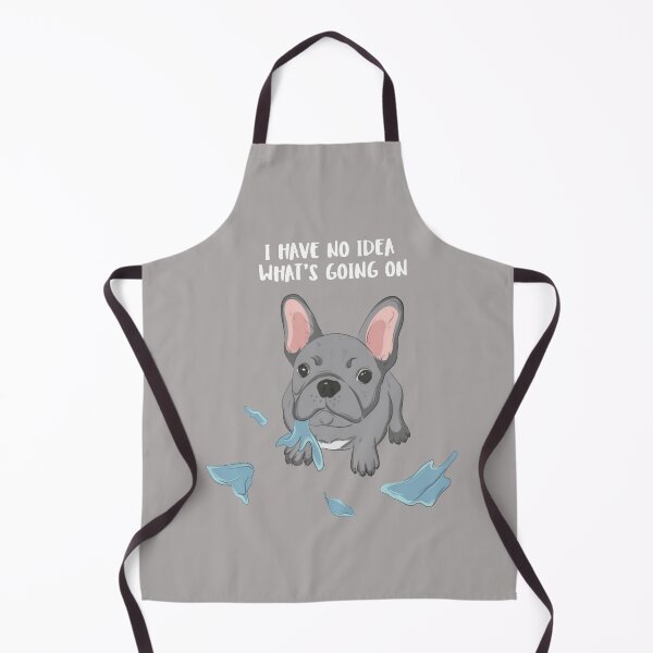 Item preview, I Have No Idea Whats Going On - Funny Pug Dog Chewing Playing Destroying Something designed and sold by WearWolfDesigns.