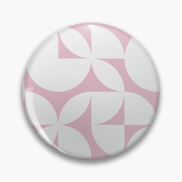 Item preview, Abstract Pink Circles Modern Mid Century Geometric Pattern Scandinavian Rustic Interior designed and sold by BONBcreative.