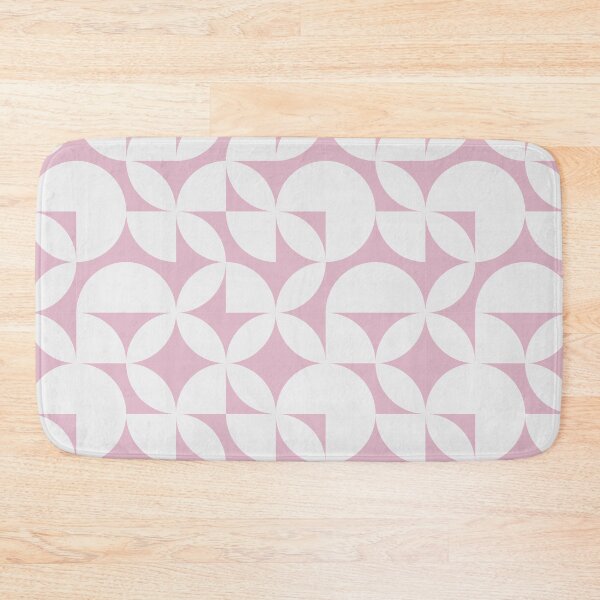 Item preview, Abstract Pink Circles Modern Mid Century Geometric Pattern Scandinavian Rustic Interior designed and sold by BONBcreative.
