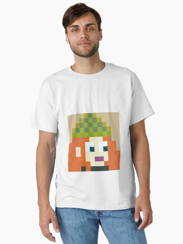 Thumbnail 2 of 7, Classic T-Shirt, Pixel Avatar R23 designed and sold by Errorism.