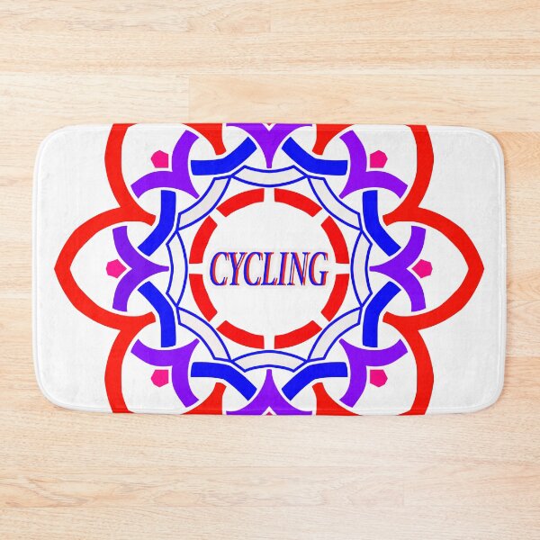 Item preview, Cycling is my Mantra Mandala Wall Art designed and sold by EdwardMonet.