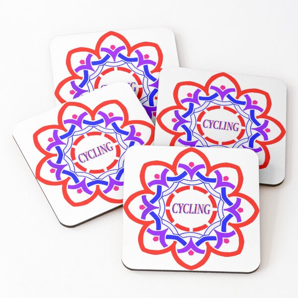 Item preview, Cycling is my Mantra Mandala Wall Art designed and sold by EdwardMonet.