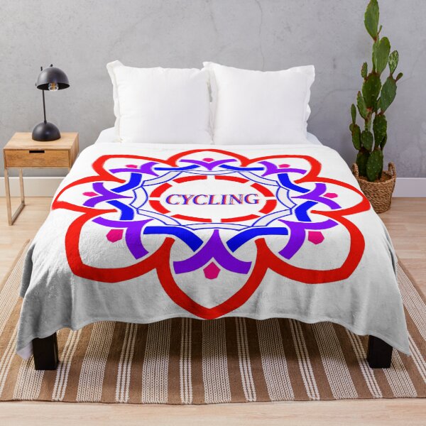 Item preview, Cycling is my Mantra Mandala Wall Art designed and sold by EdwardMonet.