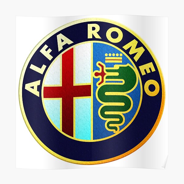 LOGO ALFA ROMEO Póster