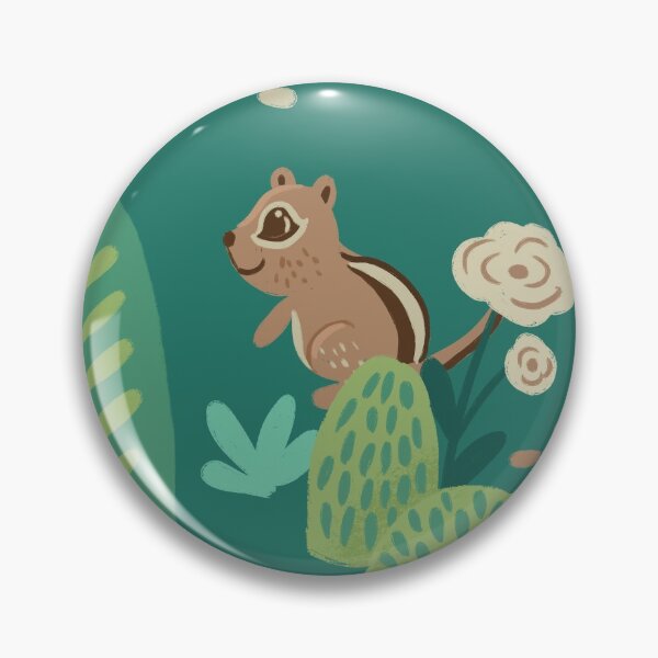 Item preview, Chipmunk Woodland designed and sold by latheandquill.